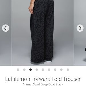Lululemon Forward Fold Trousers Sz4